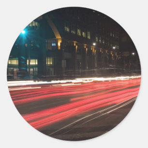 rotes Reiten Runder Aufkleber