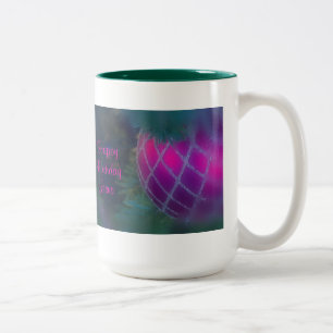 Rotes religiöses Sprichwort Weihnachtsschmuck Zweifarbige Tasse