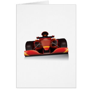 Rotes Rennwagen