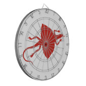 Rotes Reptil Dartscheibe (Vorderseite Links)