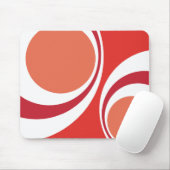 rotes Retro Mousepad (Mit Mouse)