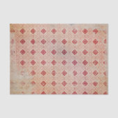 Rotes Retro Seidenpapier (Vorderseite)