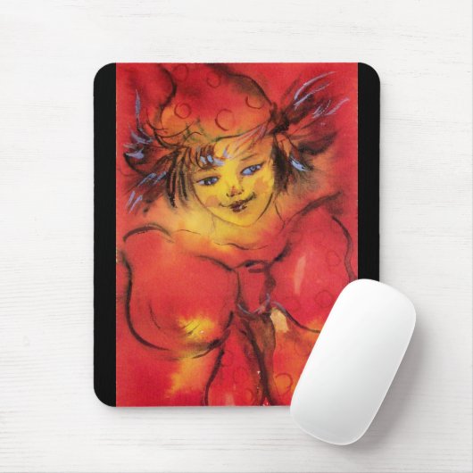 ROTES RIBBON MOUSEPAD (Mit Mouse)