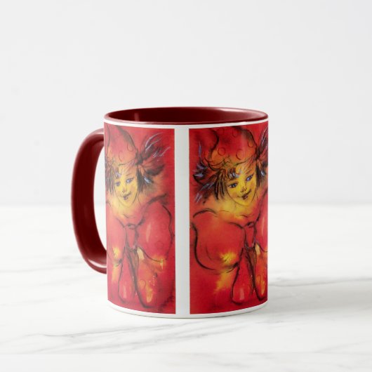 ROTES RIBBON TASSE (Vorderseite Links)