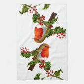 Rotes Robin-Geschirrtuch Geschirrtuch (Vertikal)