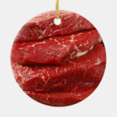 Rotes rohes Fleisch Keramikornament (Hinten)
