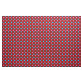 Rotes Rosa Blaues Tupfenmuster Stoff (Yard (91,4 cm))