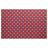 Rotes Rosa Blaues Tupfenmuster Stoff (Fat Quarter (45,7 x 55,9 cm))