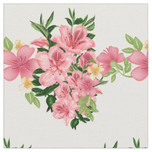 Rotes, rosa, florales, nahtloses Muster Stoff