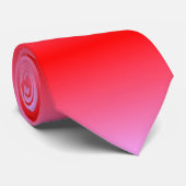 Rotes Rosa Gradient Unscharfe Hintergrundfarbe Krawatte (Gerollt)