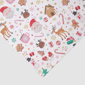 Rotes Rosa Grün Weihnachten Weihnachtswunder Wunde Seidenpapier (Detail)