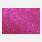 Rotes Rosa Grünes Glitter-Geschenkpapier - Geschen Geschenkpapier Set (Vorderseite 2)