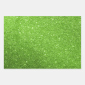 Rotes Rosa Grünes Glitter-Geschenkpapier - Geschen Geschenkpapier Set (Vorderseite 3)