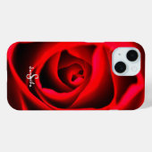 Rotes Rosen-Handyhülle Case-Mate iPhone Hülle (Rückseite (Horizontal))