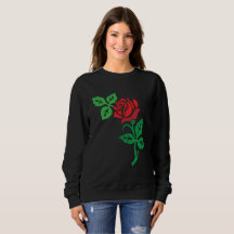Rotes Rosenblumendesign – Klassische Blumenpracht
