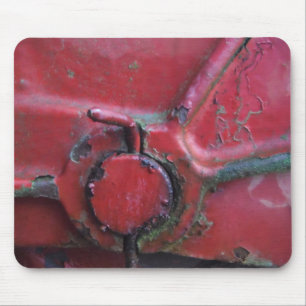 Rotes rostiges Lastwagen Nahaufnahme Mousepad