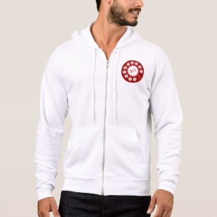 Rotes Rotary-Telefon-Wählrad 911 Notrufnummer Hoodie