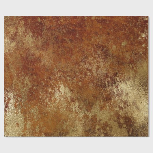 Rotes Rotes Rotes Rotes Rotes Rost Wrap Geschenkpapier (Flach)