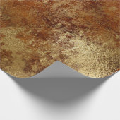 Rotes Rotes Rotes Rotes Rotes Rost Wrap Geschenkpapier (Ecke)