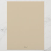 Rotes Rubin-Gotisch-Schreibwarenpapier Briefbogen (Rückseite)