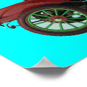 ROTES RÜCKFAHRZEUG/AUTO-WIEDERHERSTELLUNG - AUTOMO POSTER (Ecke)