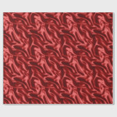 Rotes Satin-Papier Geschenkpapier (Flach)