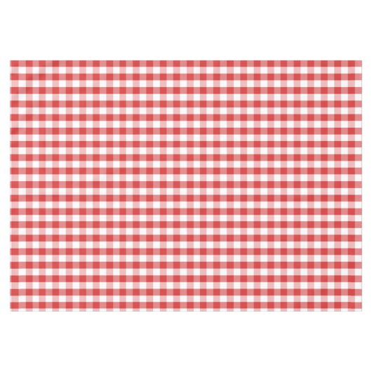 Rotes Schachbrett der Tischdecke-"60x84" Tischdecke (Vorderseite (Horizontal))