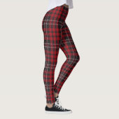 Rotes Schachbrett Frauen Leggings (Rechts)