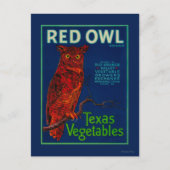 Rotes Schälpflanzchen Postkarte (Vorderseite)