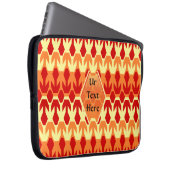 Rotes Schiff und Gelber Pfeil Laptopschutzhülle (Vorne Rechts)