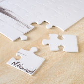Rotes Schirmpaar Puzzle (Seite)