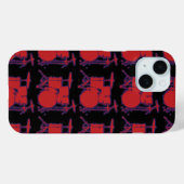 Rotes Schlagzeug Case-Mate iPhone Hülle (Rückseite (Horizontal))