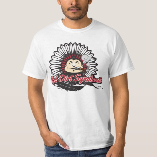 Rotes Schmutz-Syndikat T-Shirt (Vorderseite)