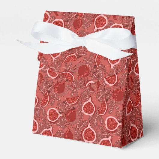 Rotes, schönes Fruchtmuster Geschenkschachtel (Vorderseite)