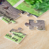 Rotes Schulter-Falkepuzzlespiel Puzzle (Seite)