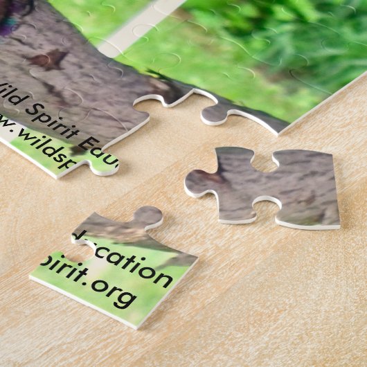 Rotes Schulter-Falkepuzzlespiel Puzzle (Seite)