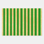 Rotes Schwarz-Glitzer Streifen Muster Geschenkpapier Set (Vorderseite)