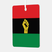 Rotes Schwarz + Grüne Ornamente (Vorderseite links)