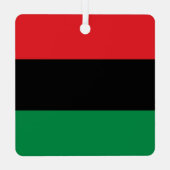 Rotes Schwarz + Grüne Ornamente (Rückseite)