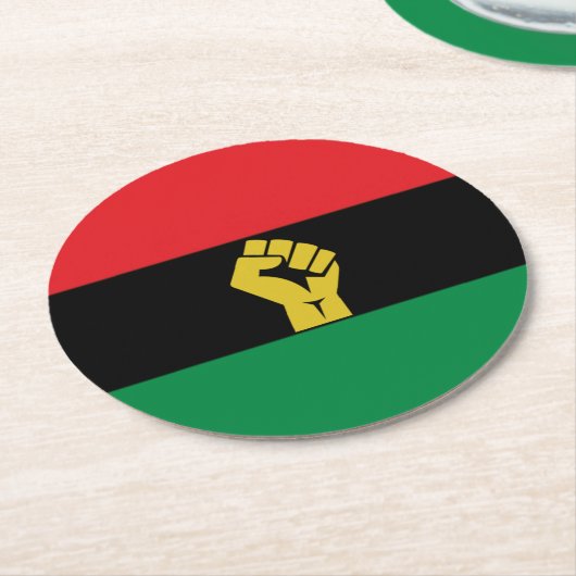 Rotes Schwarz + Grüner Untersetzer (Angewinkelt)