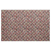 Rotes Schwarz-Linde-Grün Pinselstriche Kunstmuster Stoff (Fat Quarter (45,7 x 55,9 cm))