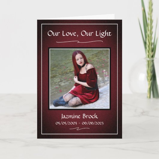 Rotes Schwarzes Beerdigungssystem - Gedecktes Prog Programm (Vorderseite)