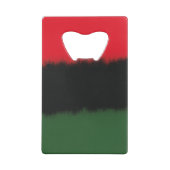 Rotes Schwarzes Grün Geldbeutel Flaschenöffner (Rückseite)