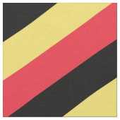 Rotes, schwarzes und gelbes Streifen Stoff (Nahaufnahme)