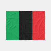 Rotes Schwarzes und grün Fleecedecke (Vorderseite (Horizontal))