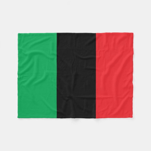 Rotes Schwarzes und grün Fleecedecke (Vorderseite (Horizontal))