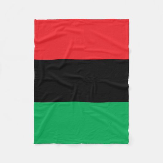 Rotes Schwarzes und grün Fleecedecke (Vorderseite)