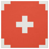 Rotes Schweizer queres modernes Muster Stoff (Muster)
