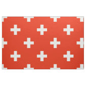 Rotes Schweizer queres modernes Muster Stoff (Fat Quarter (45,7 x 55,9 cm))