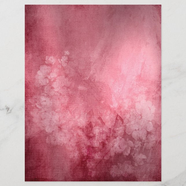 Rotes Scrapbook-Papier (Vorderseite)